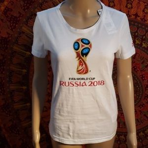 Adidas FIFA World Cup Russia 2018 Fitted Tee XS